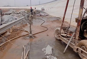 丹东公路钻孔施工